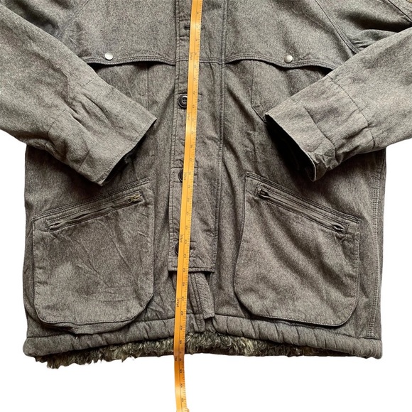 COPY - French Connection UK Men’s Winter Coat Hooded Lined w/ Faux Fur - Size XL - Picture 5 of 6